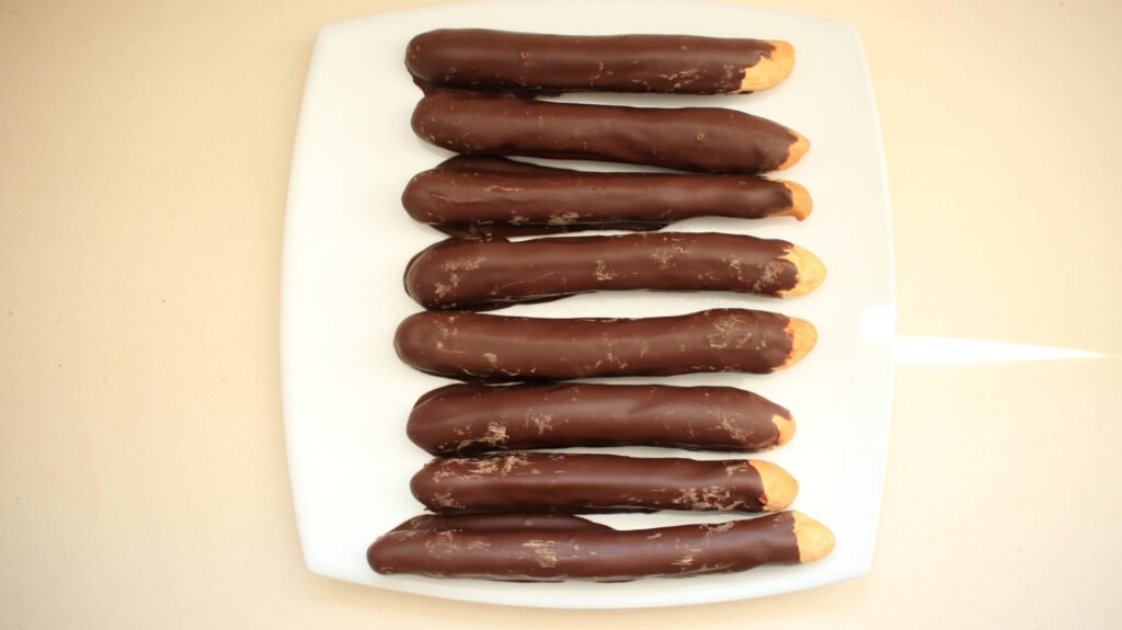 Grissines con chocolate