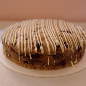 Torta de agraz y chocolate blanco